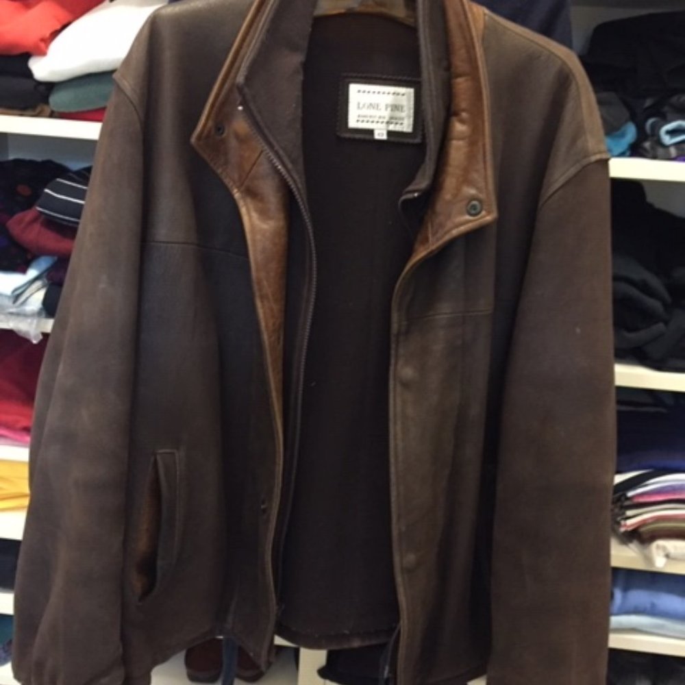 Lone Pine Men's leather jacket Size 42